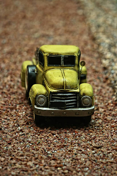 istock Antique pick-up car miniature 176788487