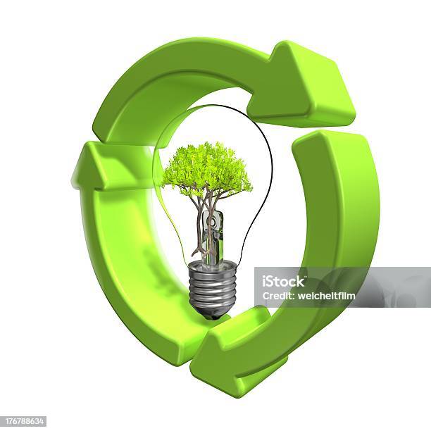 Green Eco Energy Stock Photo - Download Image Now - Achievement, Arrow Symbol, Clean