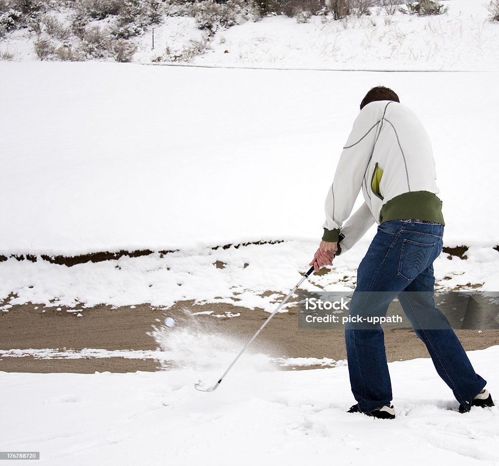 겨울맞이 골프는요 - 로열티 프리 골프 스톡 사진