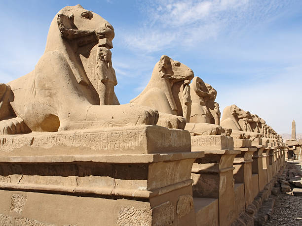istock sculptures at Precinct of Amun-Re in Egypt 176788917