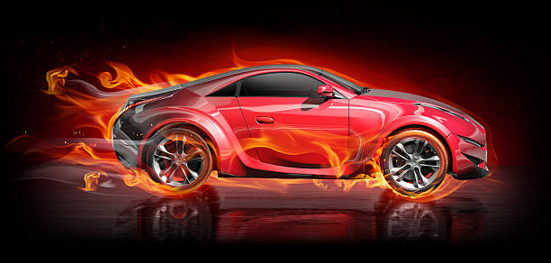 istock Hot sports car 176789015