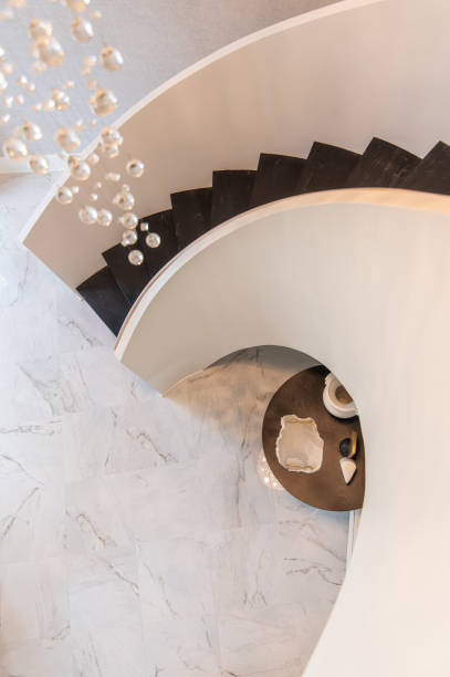 istock modern railing ans stair at new finished building 1767891786