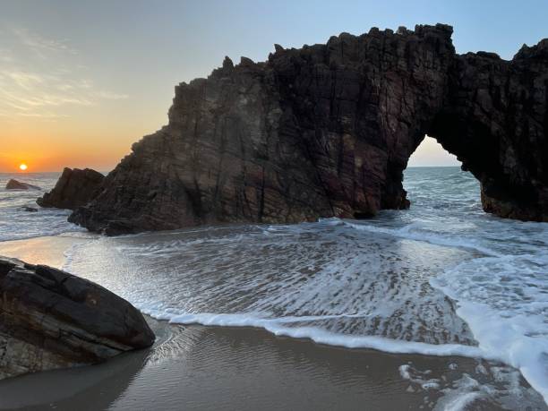 istock Pedra Furada during sunset time in Jericoacoara in Brazil 1767891799