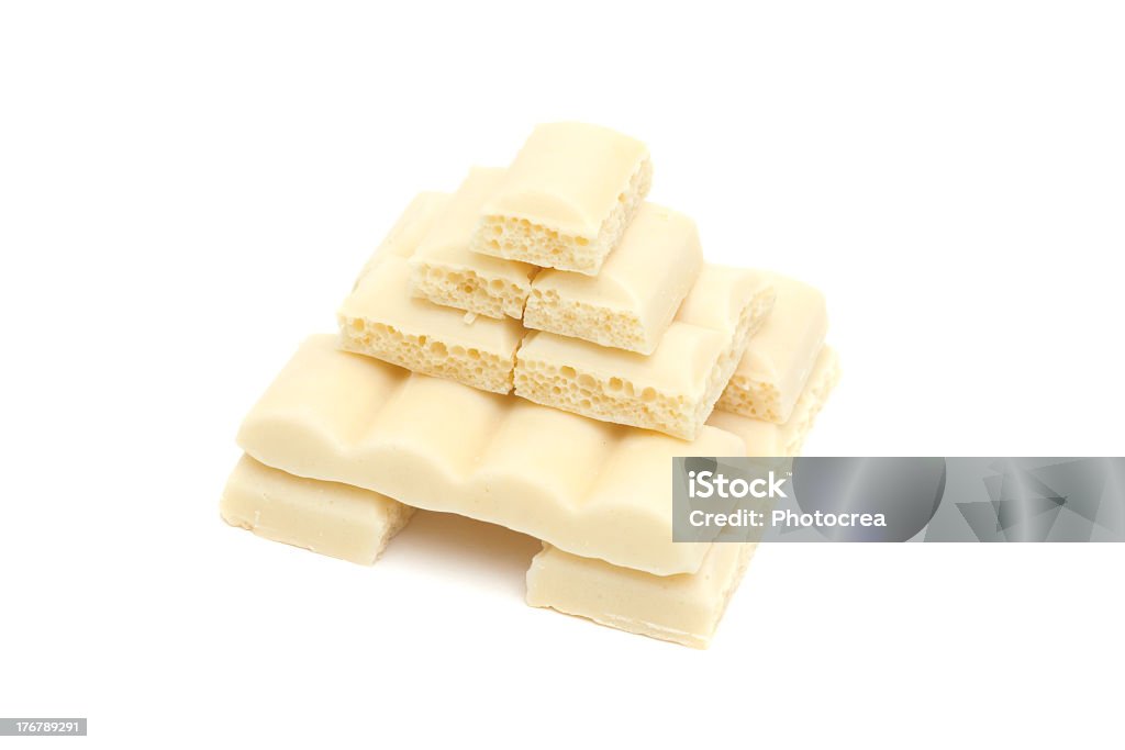 Pirâmide de chocolate branco Poroso - Royalty-free Chocolate Branco Foto de stock