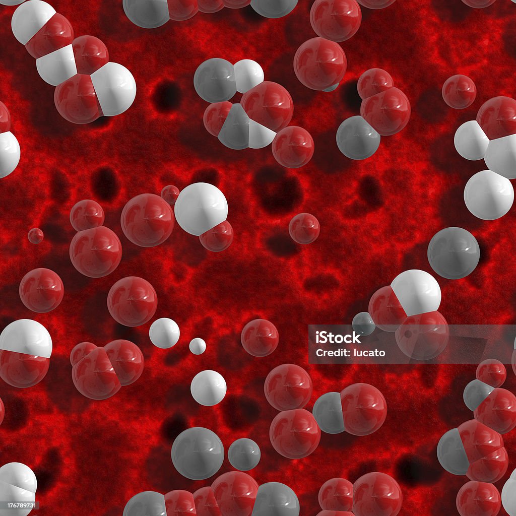 Молекулярная структура (Бесшовная текстура - Стоковые фото Бактерия роялти-фри