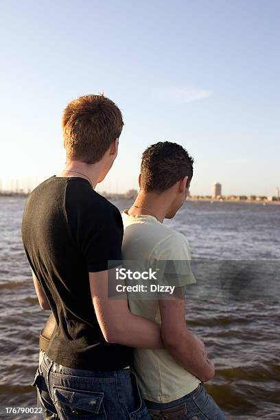 Gay Couple Close Stock Photo - Download Image Now - Beach, Gay Couple, Gay Man