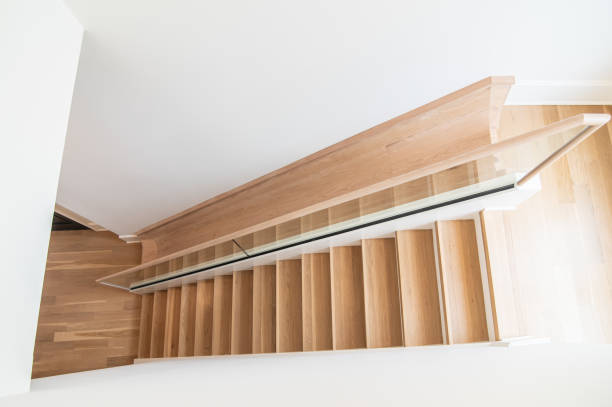 istock modern railing ans stair at new finished building 1767901583