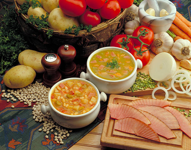 istock Homemade hearty soups. 176790206