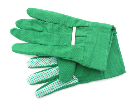 Here are gardening gloves.