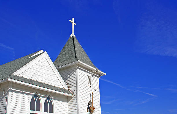 Church Steeple stock photo