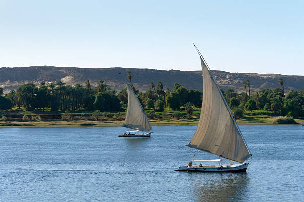 istock sailing boats on River Nile 176792257
