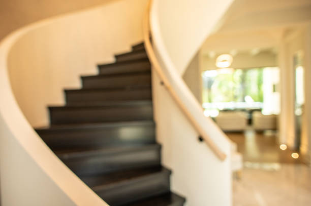 istock modern railing ans stair at new finished building 1767924866