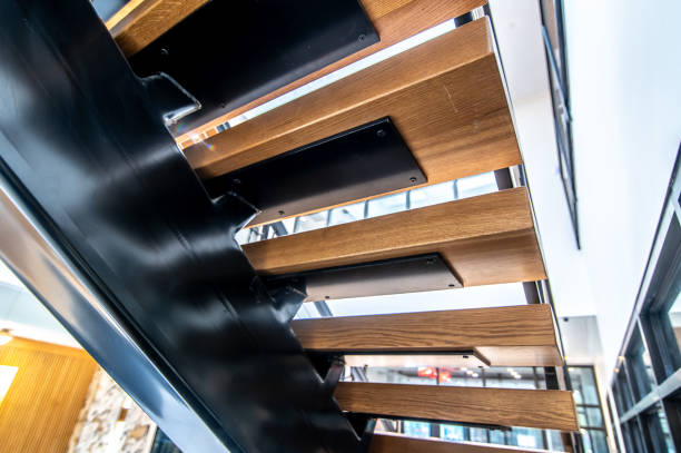 istock modern railing ans stair at new finished building 1767925397