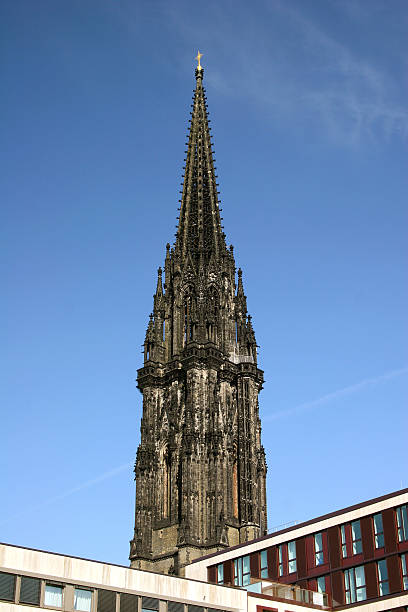 istock Church St. Nikolaikirche in Hamburg 176792899