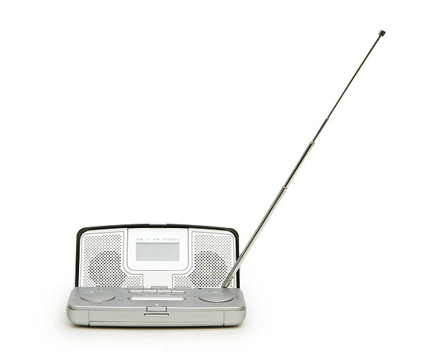 istock Silver radio isolated on the white background 176792917