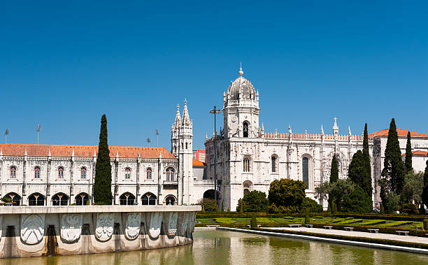 리스본, 제로니모스 수도원 - monastery of jeronimos 뉴스 사진 이미지