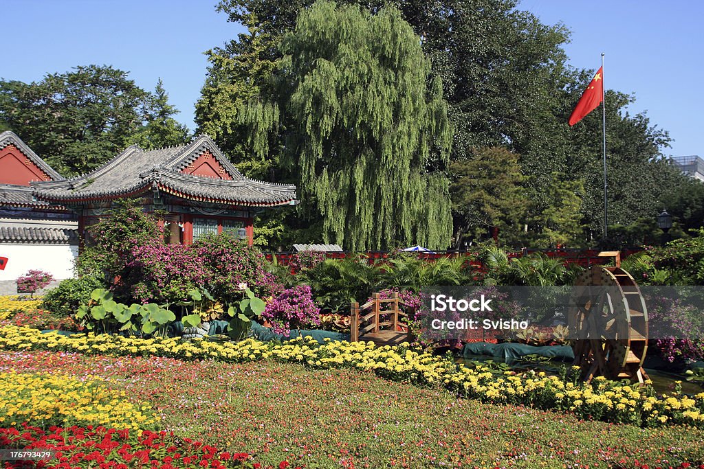 Giardino cinese in primavera - Foto stock royalty-free di Albero