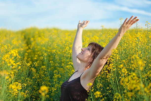 istock woman freedom in nature 176793501