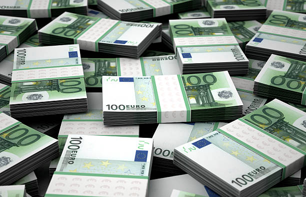 Billion Euros stock photo