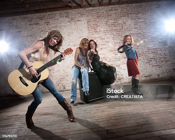 Female Musicians Stock Photo - Download Image Now - Country and Western Music, Performance Group, Boot