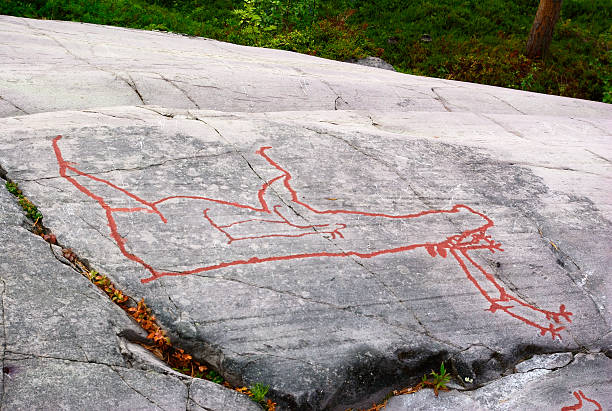 istock Ancient Rock Carving in Alta, Norway 176794153
