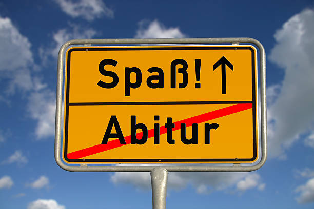 istock German road sign graduation and fun 176794453