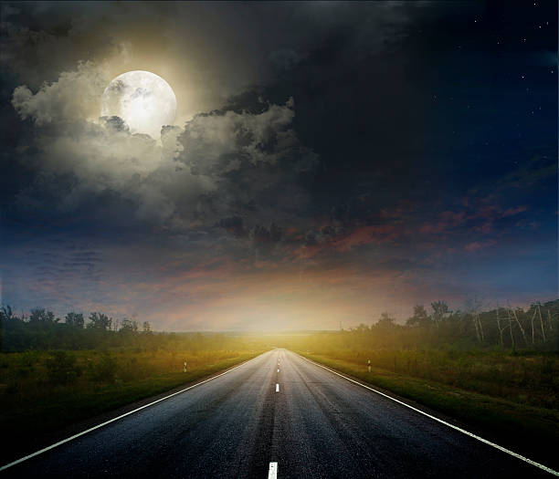 istock Country road with a dark sky 176794557