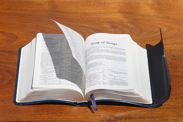 istock Holy Spirit Turning Bible Pages (Song of Songs) 176796393