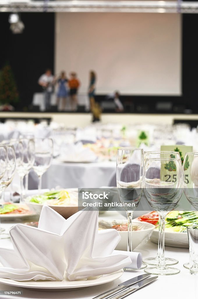 Détails d'une table de banquet de mariage - Photo de Aliment libre de droits