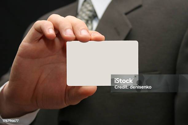 Foto de Cartão De Visita Em Branco e mais fotos de stock de Adulto - Adulto, Agarrar, Assistindo