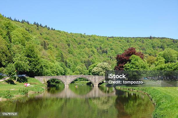 Old Architecture Bridge On A River Stock Photo - Download Image Now - Agriculture, Architecture, Belgium