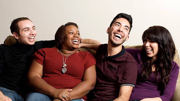 istock Group of Diverse Friends Laughing 176797703