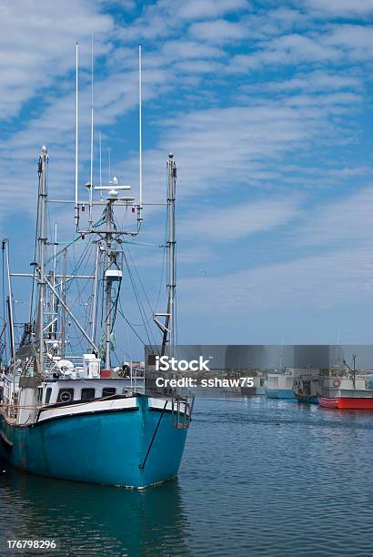 Fishing Boats Stock Photo - Download Image Now - Lobsterman, Blue, Business