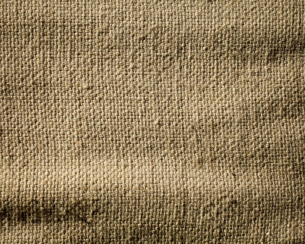 Tan Canvas Fabric Texture stock photo