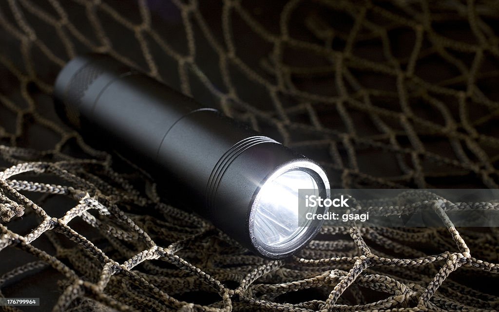 Aluminium Taschenlampe - Lizenzfrei Aluminium Stock-Foto