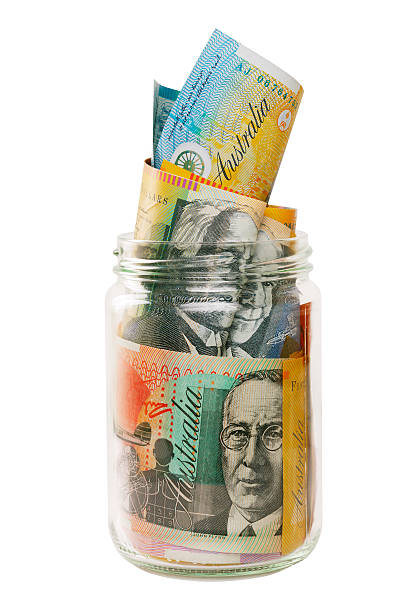 istock Money Jar Australian Currency 176800616