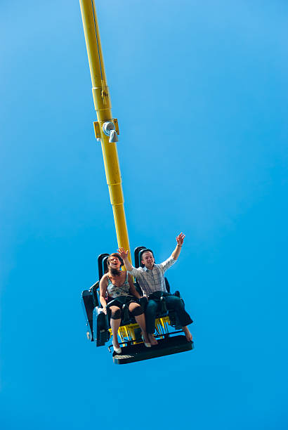 istock Couple riding on the attraction 176801160