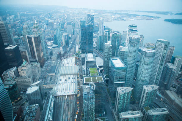 Beautiful view of Downtown Toronto, Canada