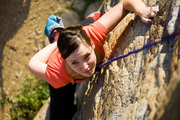 Rock-climber stock photo