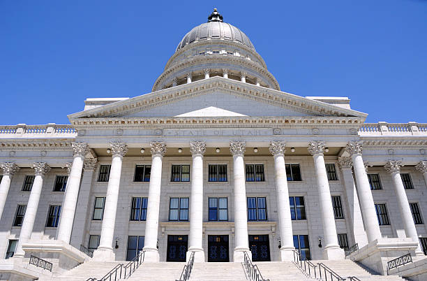 Capitólio do estado de Utah - foto de acervo