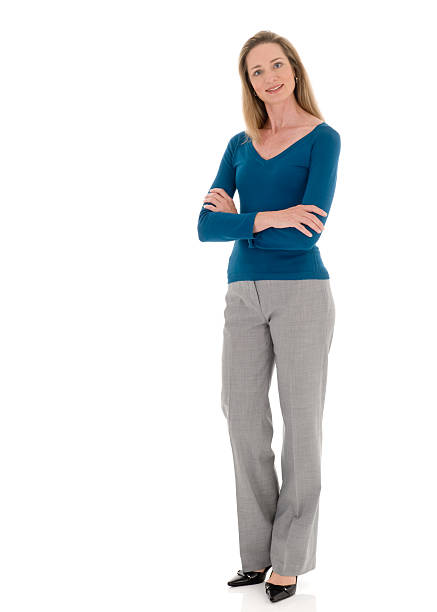 istock Confident Professional Woman in Blue (Isolated) 176803498