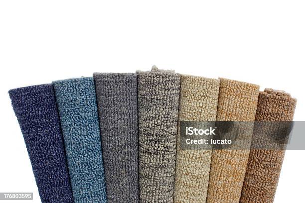 Carpets Stock Photo - Download Image Now - Carpet - Decor, Rolled Up, Carpet Sample