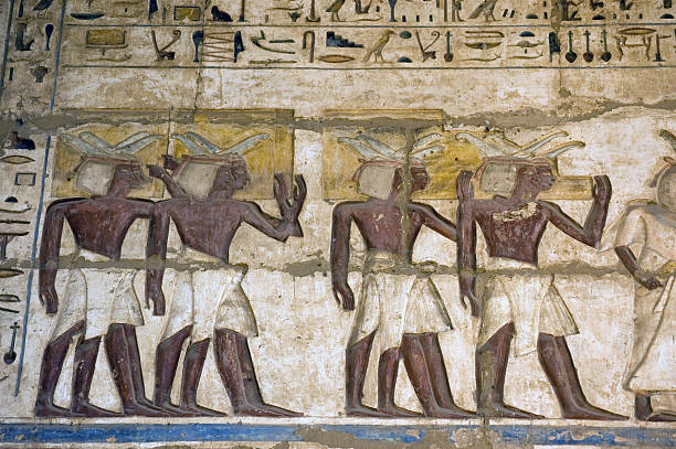 istock Ancient Egyptian Priests painting 176803723