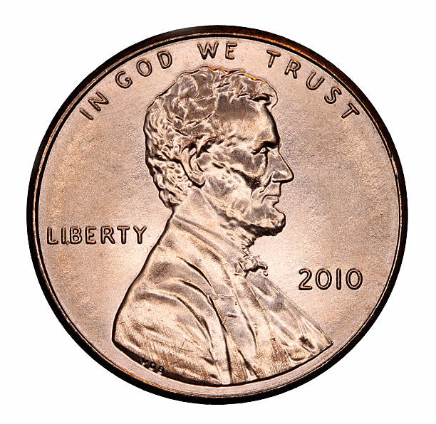 istock Lincoln Penny 2010 on white background 176804435
