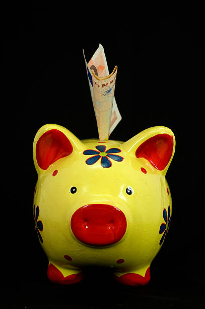 Piggy bank stock photo