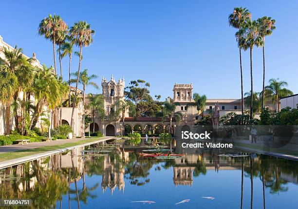 Casa De Balboa In The Afternoon San Diego Stock Photo - Download Image Now - San Diego, Balboa Park, California