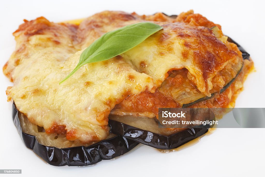 Parmesão e beringela à parmegiana prato à la carte - Foto de stock de Alimentação Saudável royalty-free