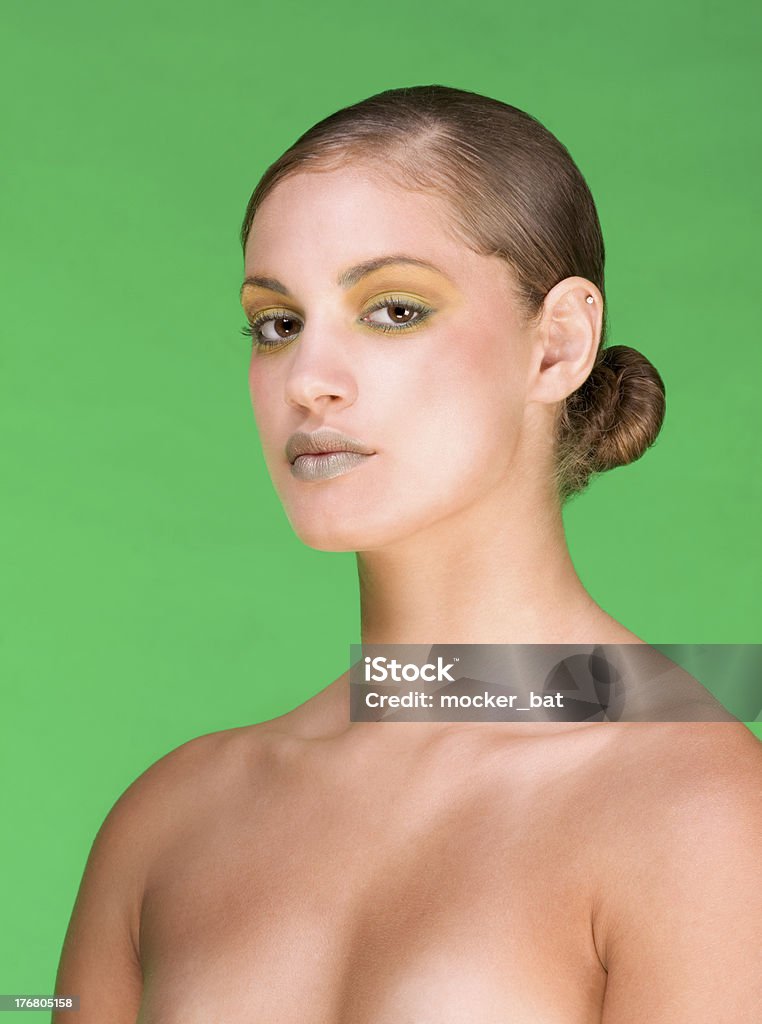 Молодая женщина Красота модель с макияж extravaganza» - Стоковые фото Афроамериканская этническая группа роялти-фри