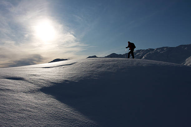 istock Skier in mountain landscape 176806489