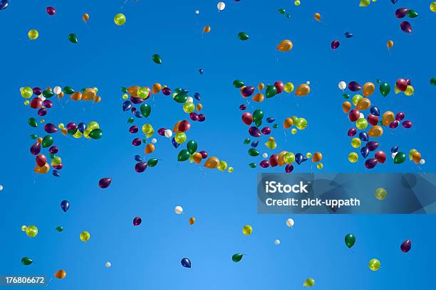 Free In The Sky Stock Photo - Download Image Now - Balloon, Blue, Clear Sky